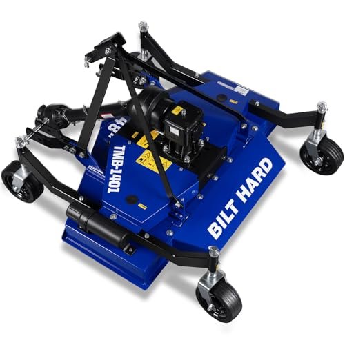 mid mount vs rear finish mower - BILT HARD 48 inch 3 Point