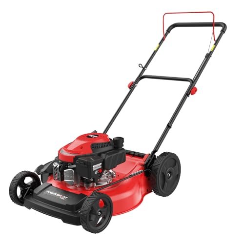 PowerSmart 21-Inch Gas Lawn Mower, 144cc mower mulching vs side discharge - PowerSmart 21-Inch Gas Lawn Mower, 144cc