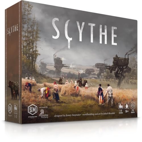 Stonemaier Games: Scythe (Base Game) by mower vs scythe - Stonemaier Games: Scythe (Base Game) by