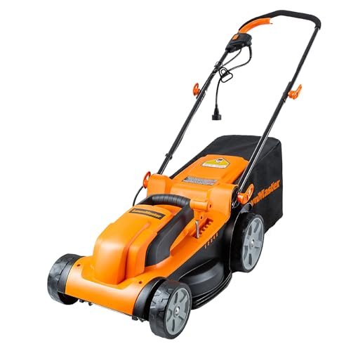 LawnMaster MEB1114K Electric Corded Lawn Mower petrol lawn mower vs electric - LawnMaster MEB1114K Electric Corded Lawn Mower