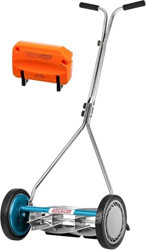 reel mower 5 vs 7 blade - American Lawn Mower 2607-16 16-Inch 7-Blade