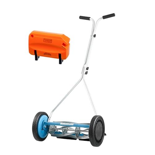 reel mower vs normal mower - American Lawn Mower 1415-16SK2 16-Inch 5-Blade