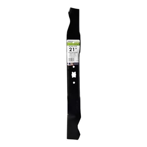 Maxpower 331528B USA MADE 21 sharp mower blade vs dull - Maxpower 331528B USA MADE 21