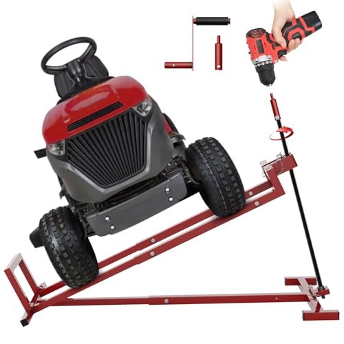 tractor vs zero turn mower - Lawn Mower Lift Jack, Telescopic Maintenance